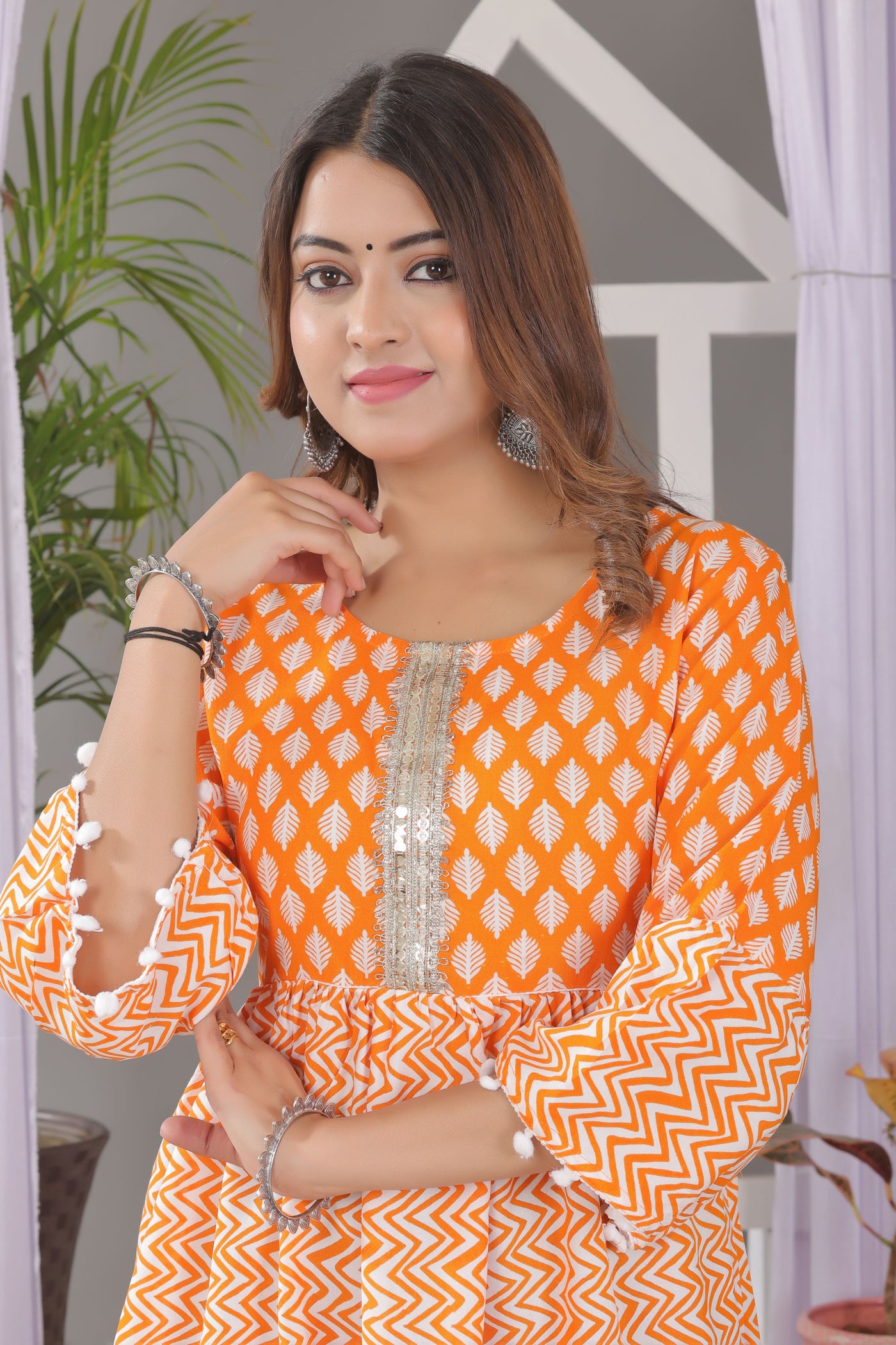 Women's & girls printed short kurta