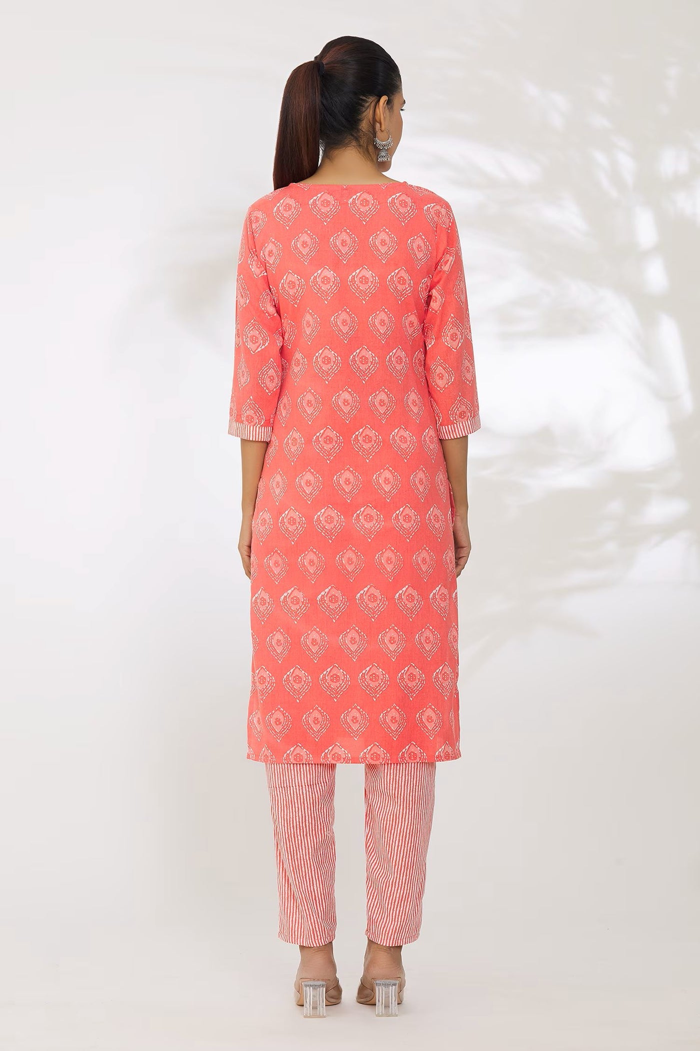 Women's printed  embroiderd  straight kurta with paint & duptta sets