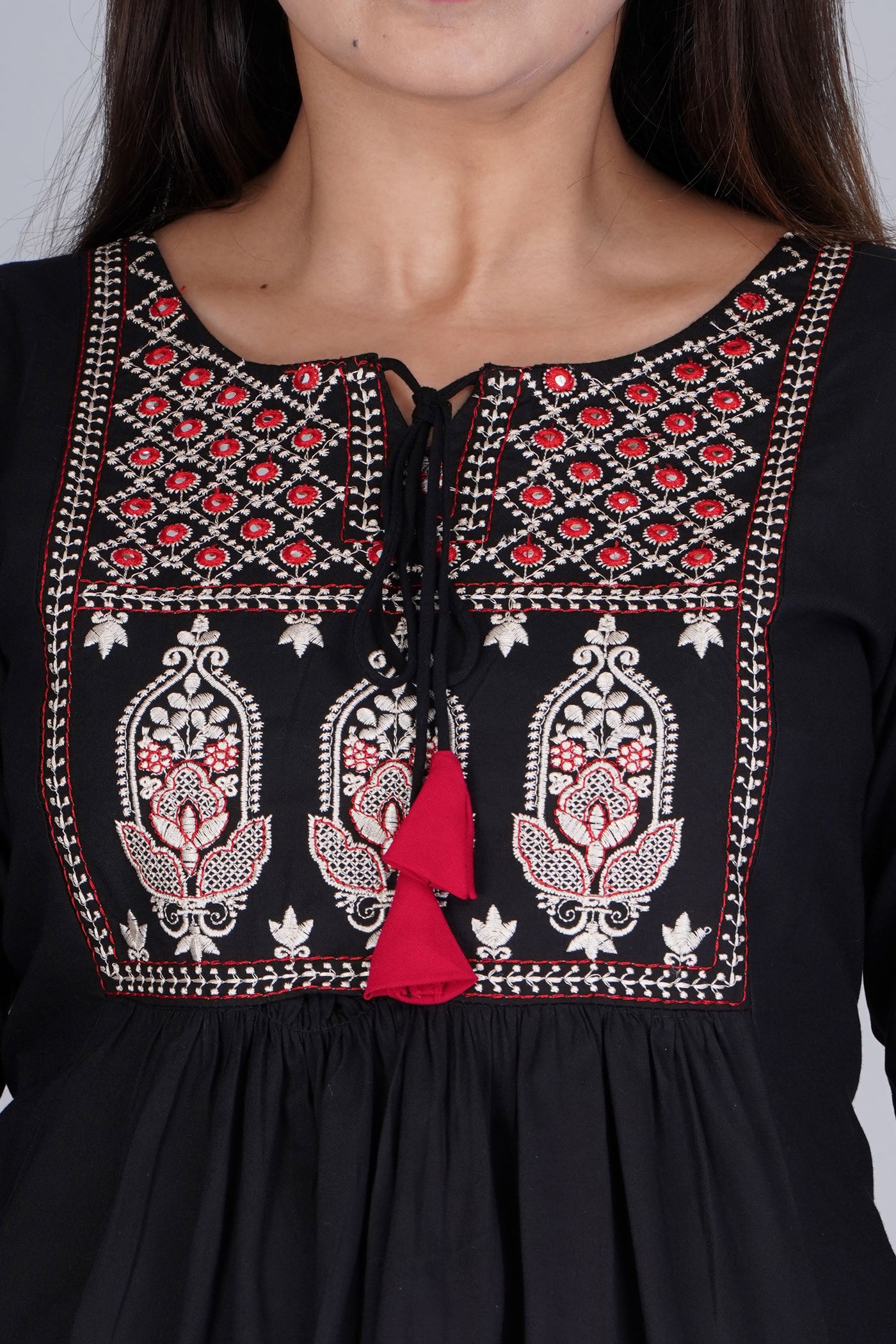 Women's Embroidered short kurta