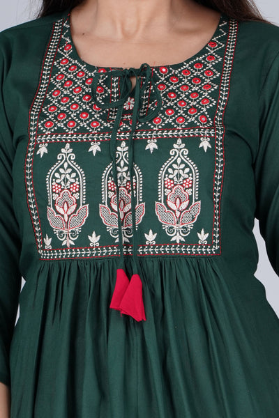 Women's Embroidered short kurta