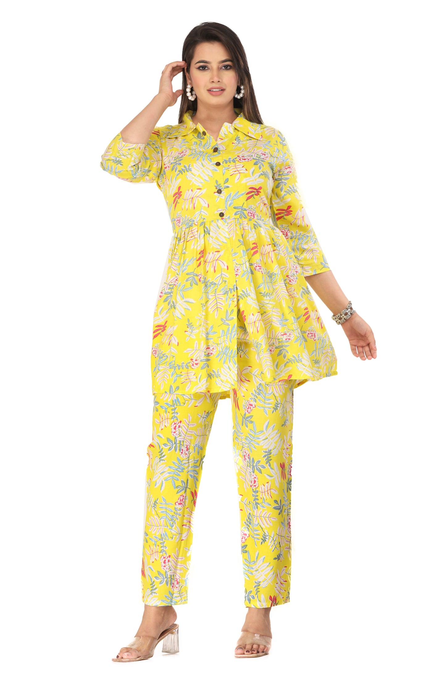 COSMOS VISCOSE  CO-ORD   SET