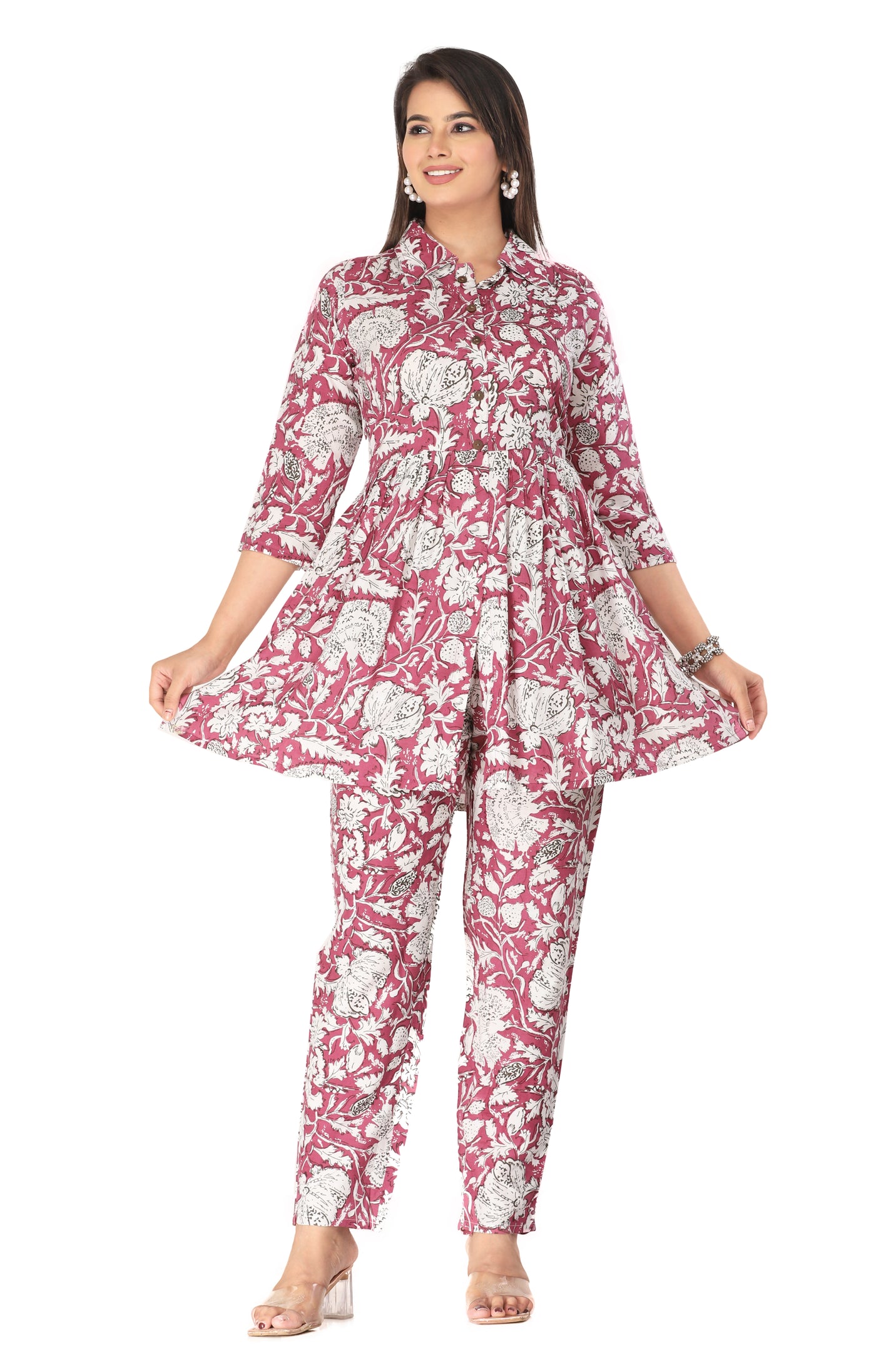 COSMOS VISCOSE  CO-ORD  SET