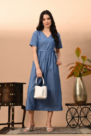 yarn doby stylish angrakha belt work kurta