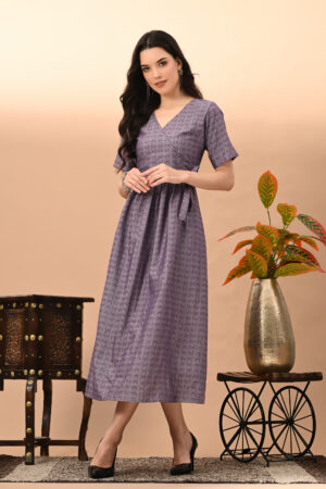 yarn doby stylish angrakha belt work kurta